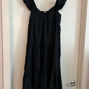 Abercrombie & Fitch Black Maxi Dress
